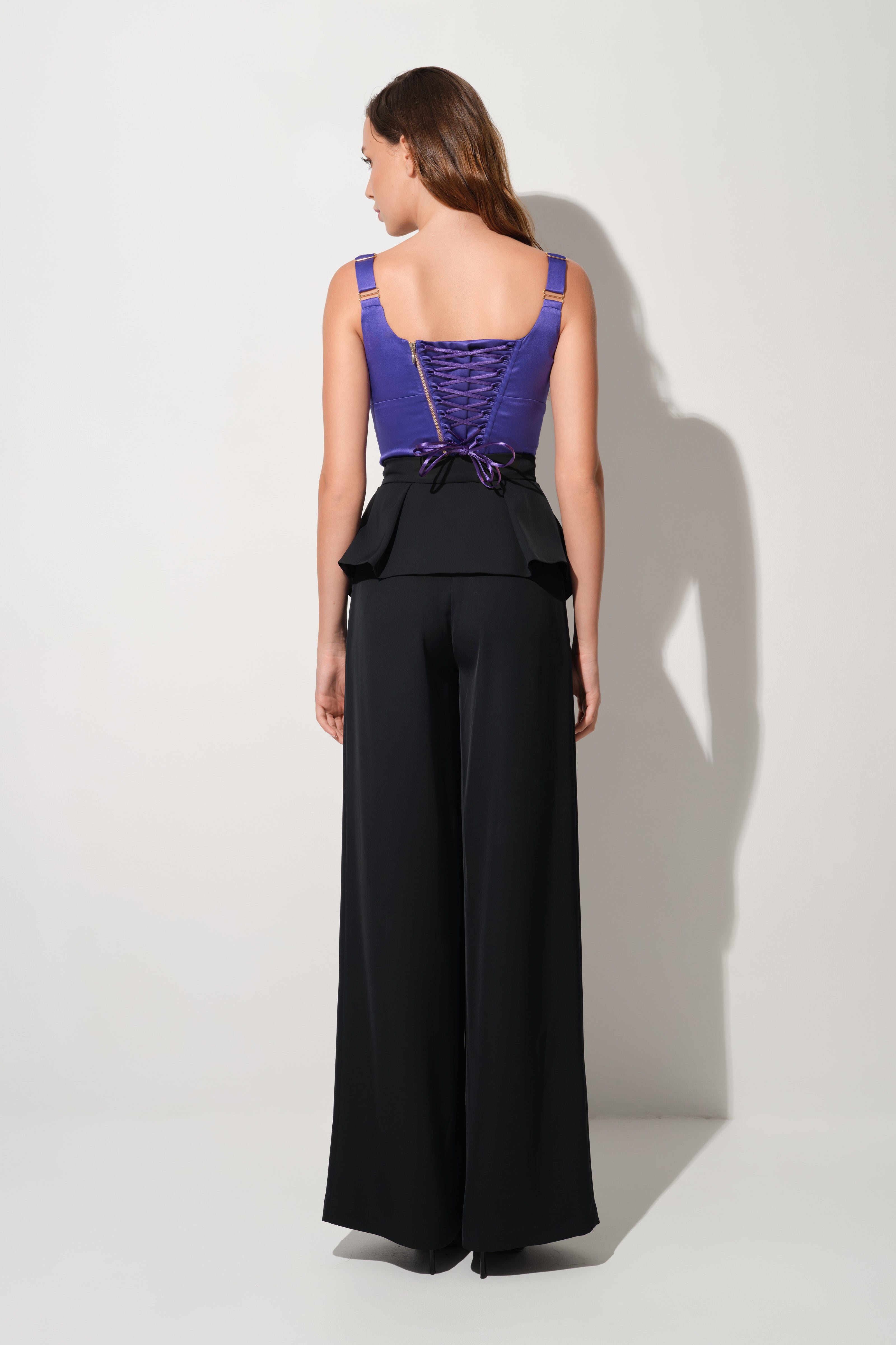 Haze Lacing Corset Purple model front