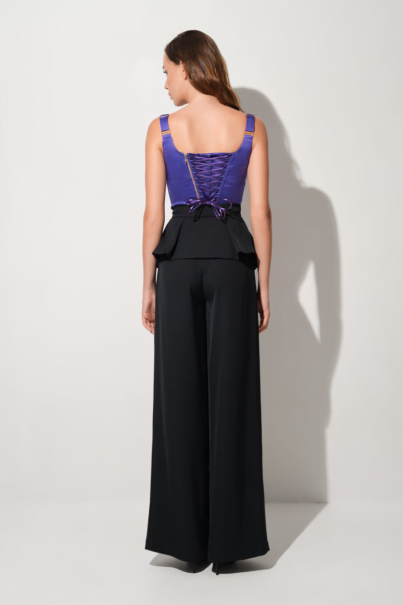 Haze Lacing Corset Purple