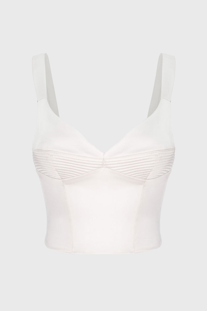 Haze Lacing Corset White