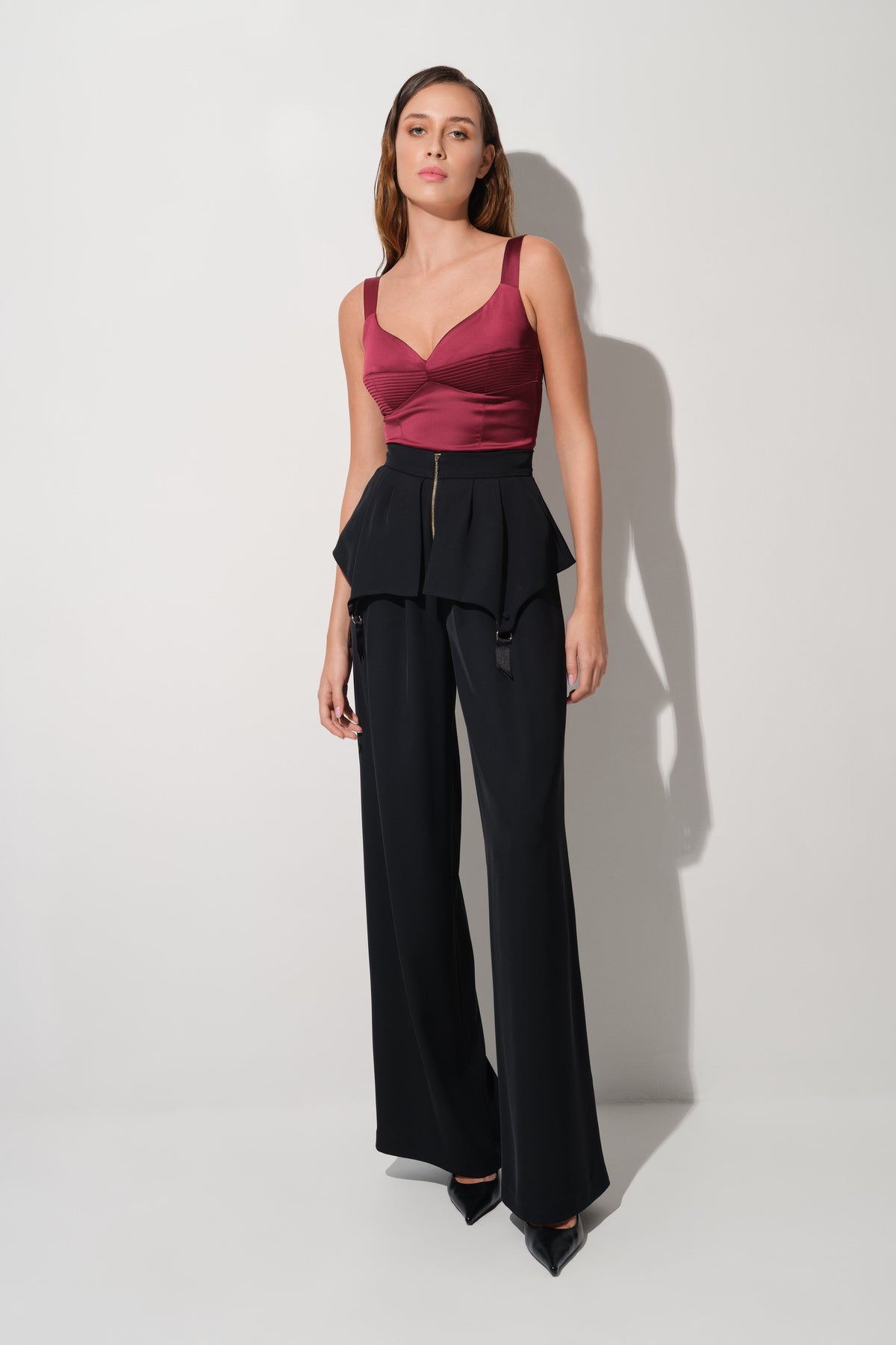 Haze Lacing Corset Wine