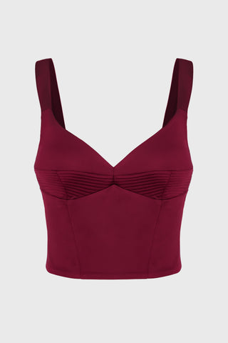 Haze Lacing Corset Wine front