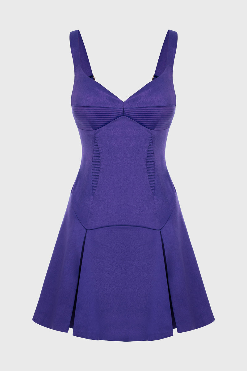 Haze Mini Dress Purple