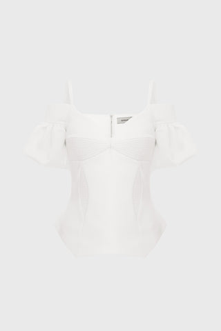Haze Sleeve Corset White front