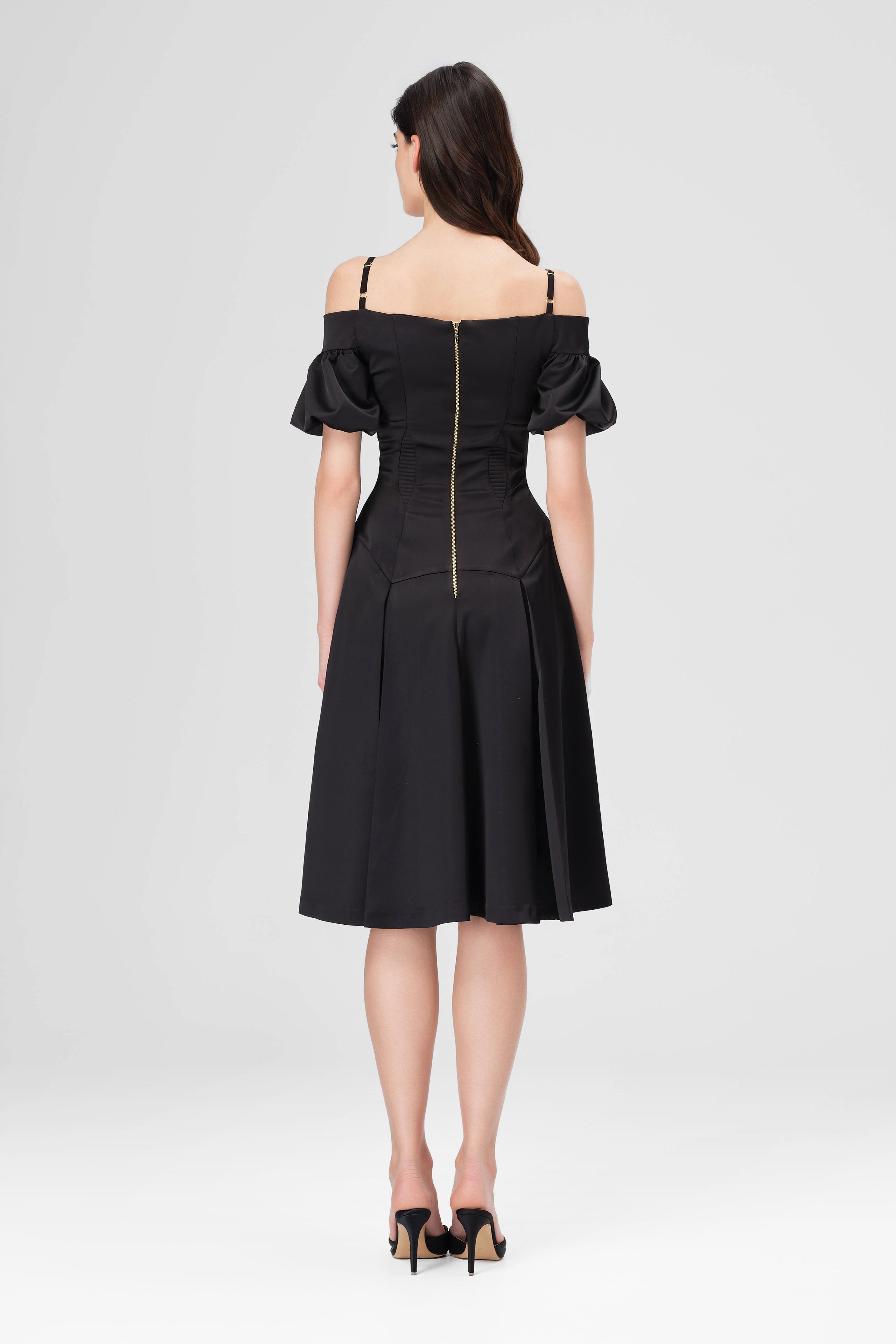 Haze Sleeve Dress Black