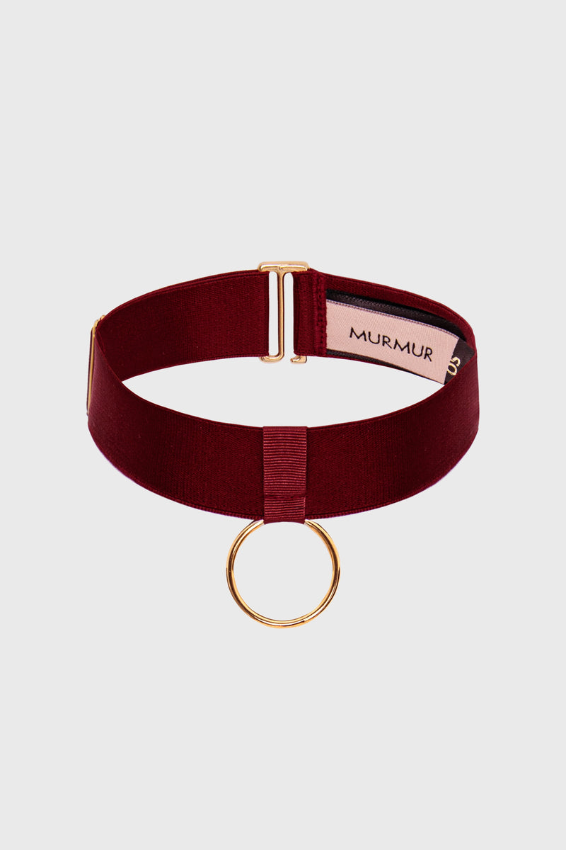 Hold-up Collar Wine 24K Gold-plated 