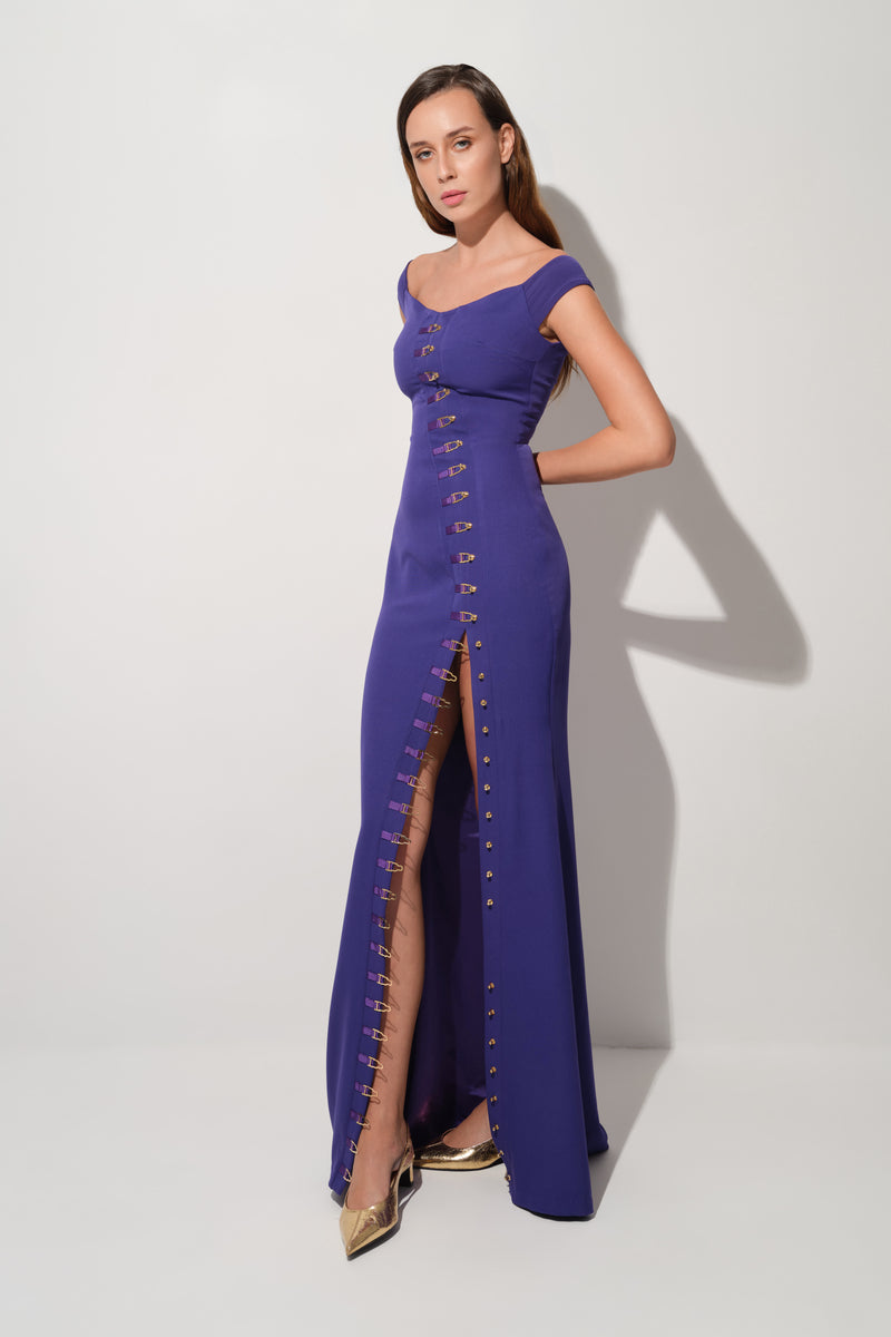 Ivy Long Dress Purple