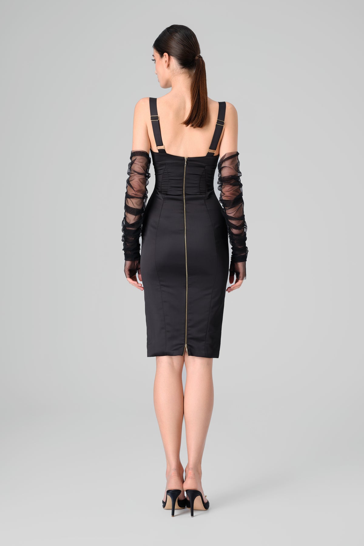 Sheer Gloves Black