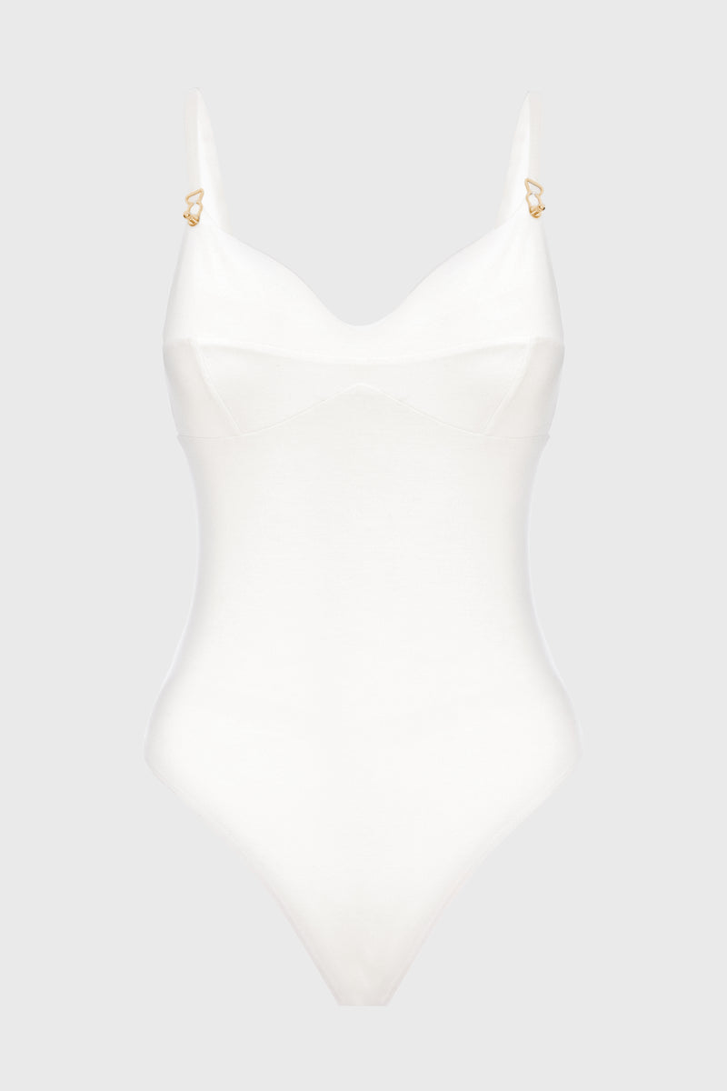 Skin Bodysuit White