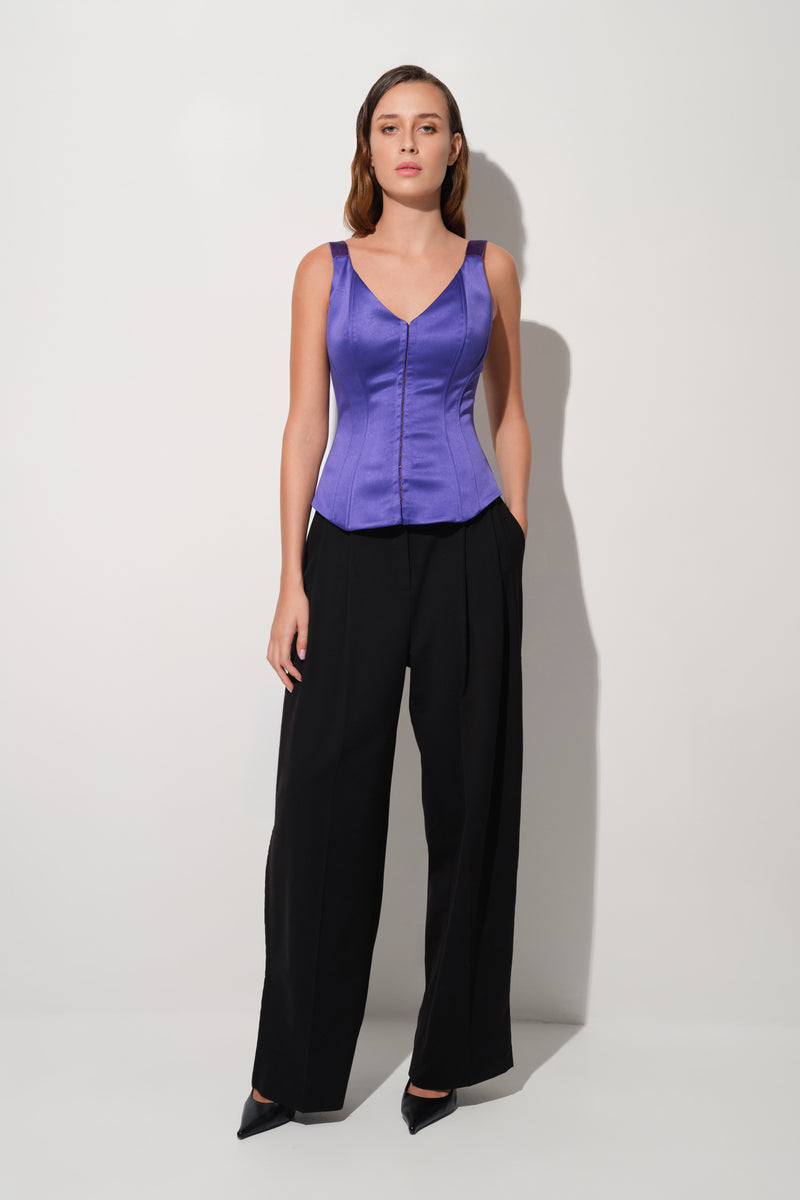 String Corset Purple