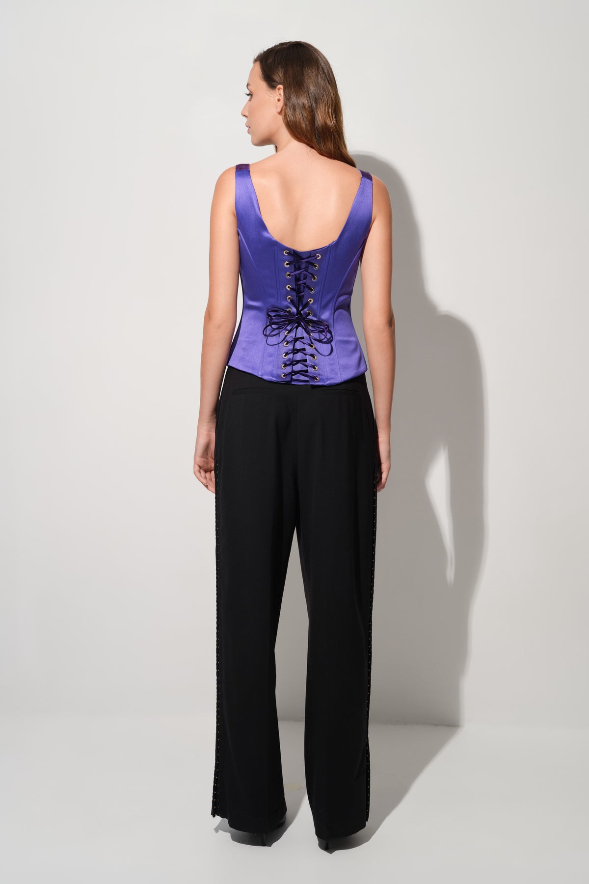 String Corset Purple