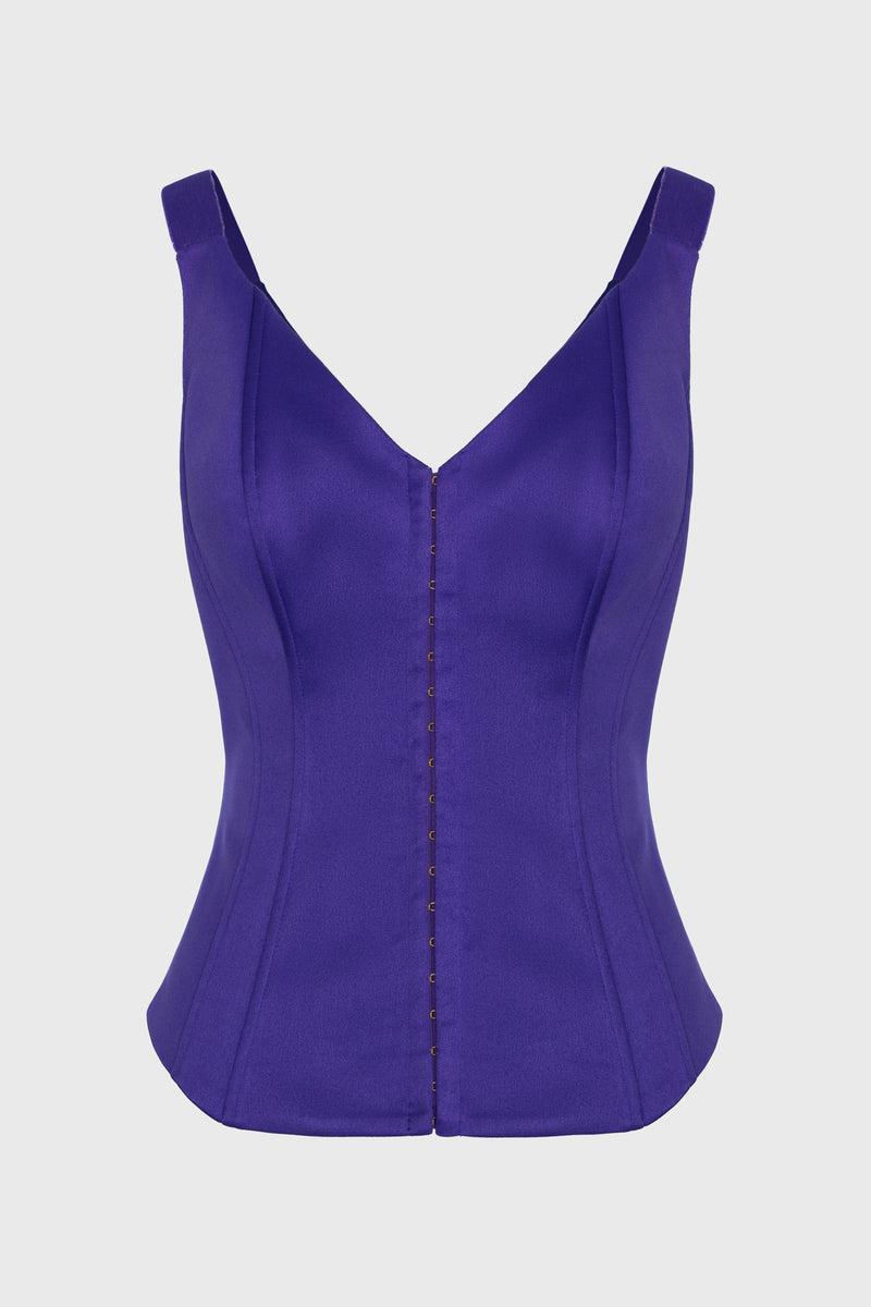String Corset Purple