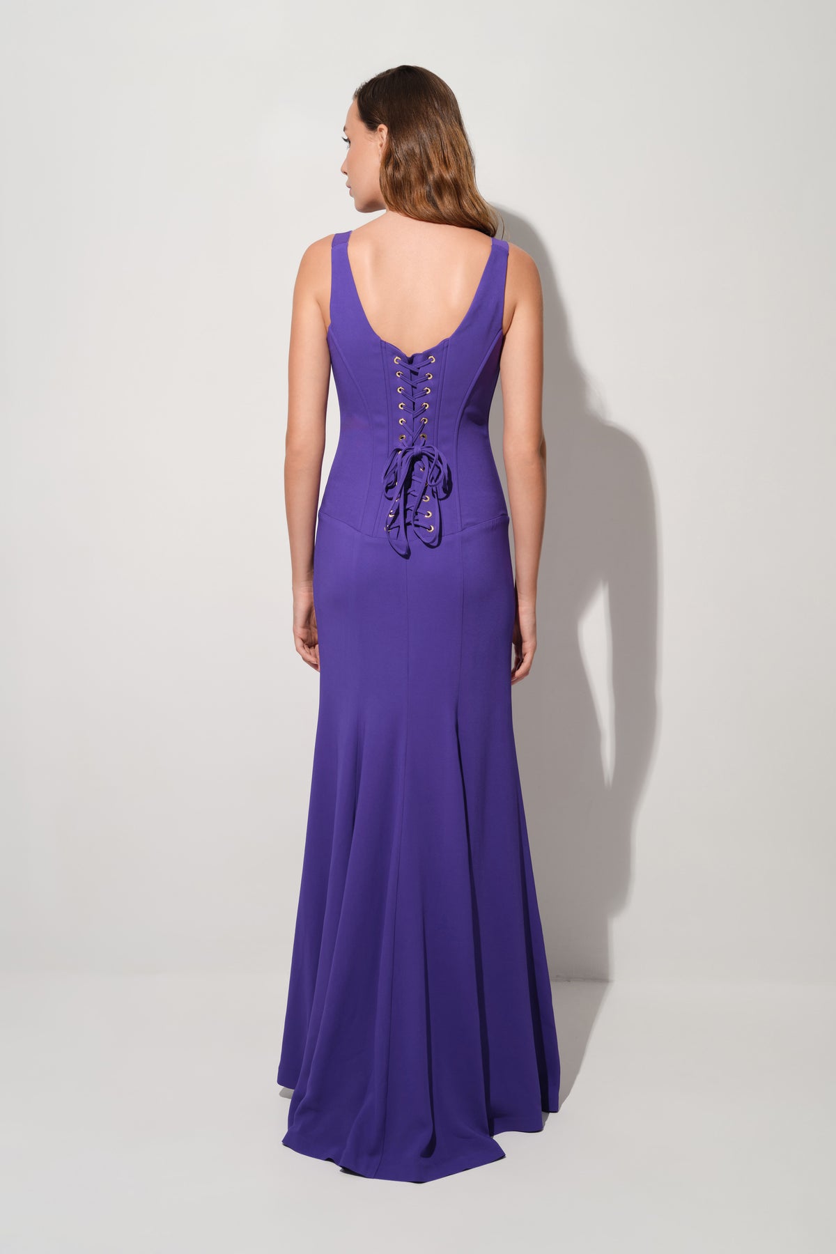 String Long Dress Purple
