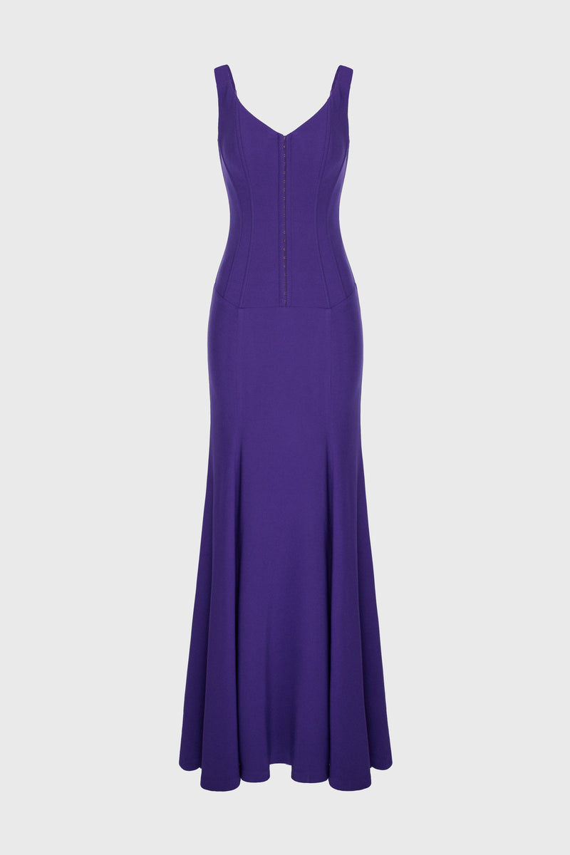 String Long Dress Purple