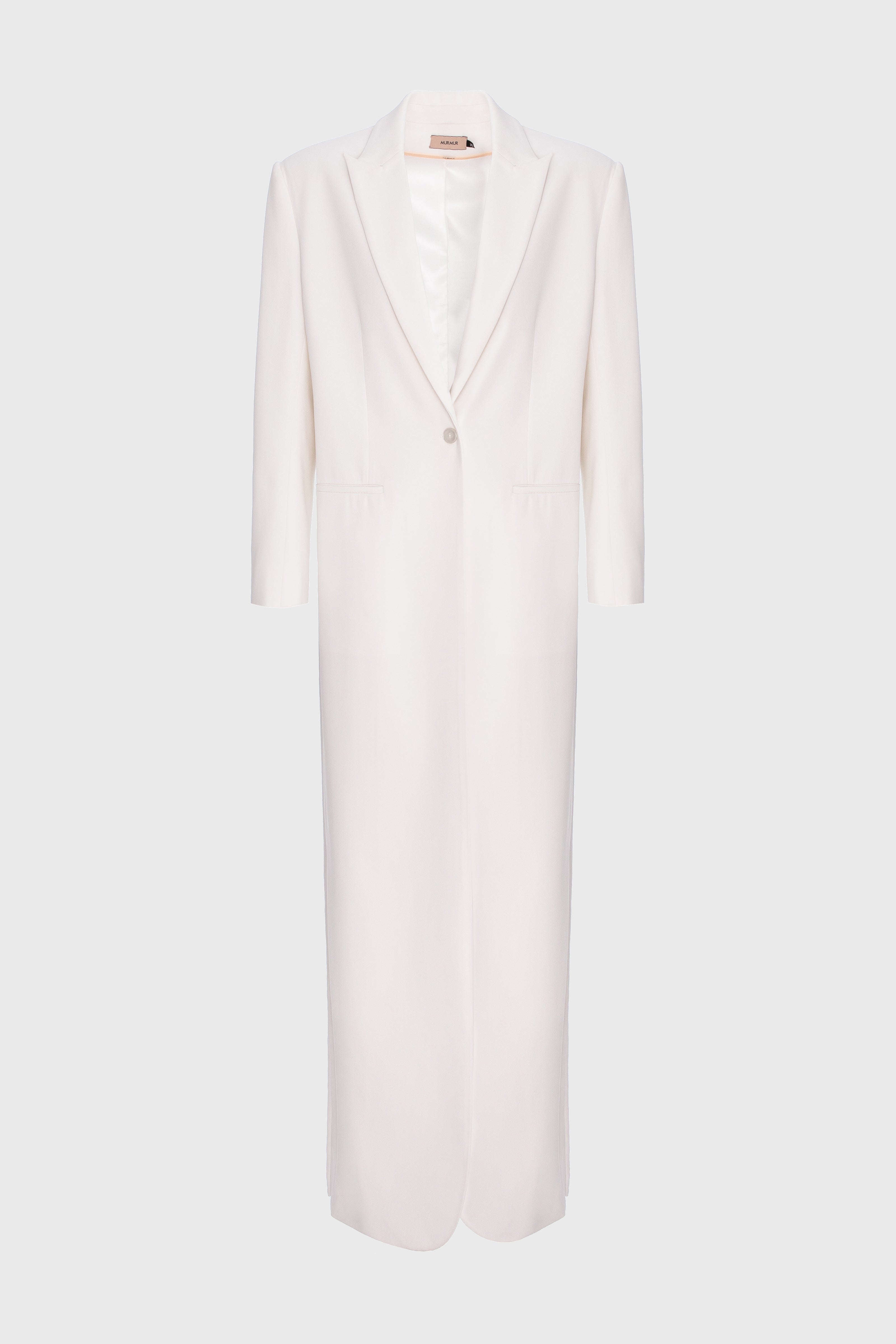 Urban Long Blazer White