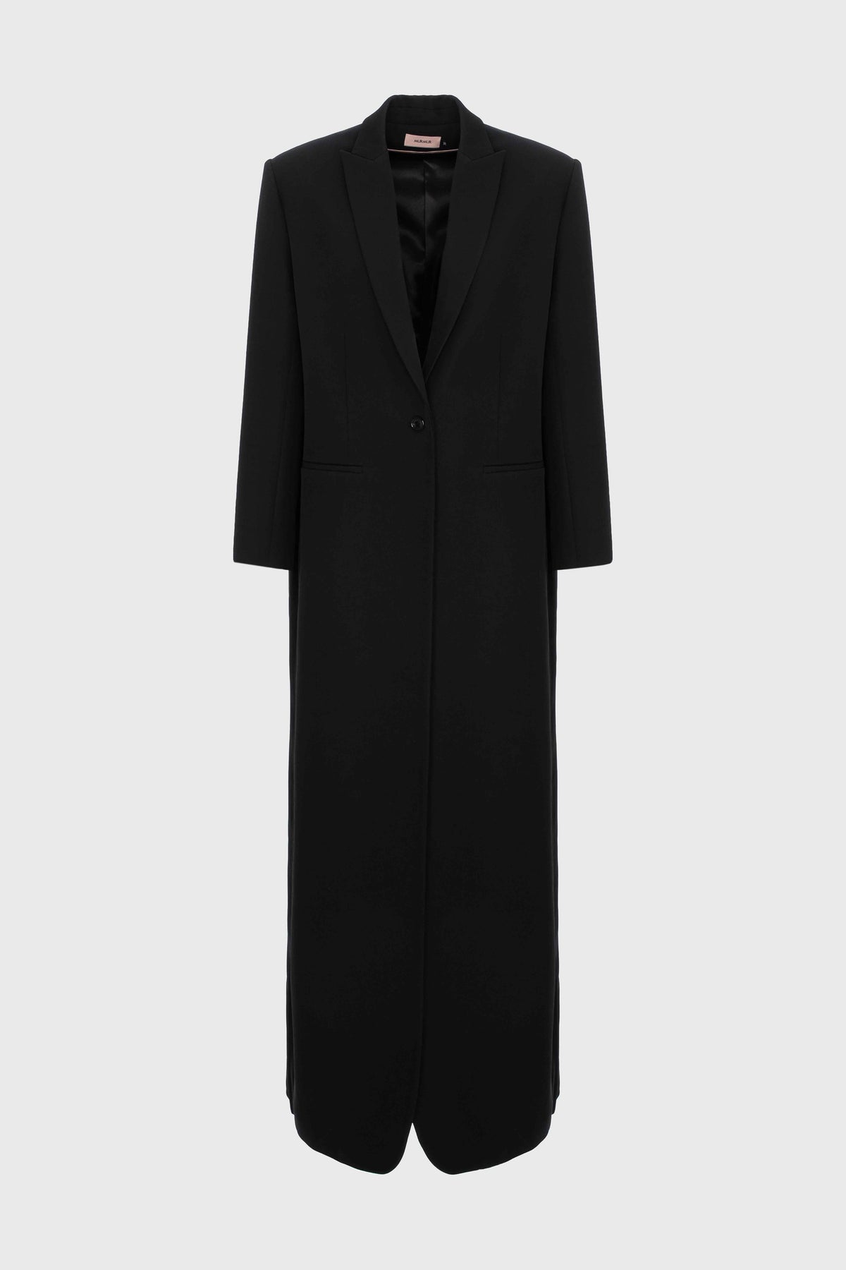 Urban Wool Long Blazer Black