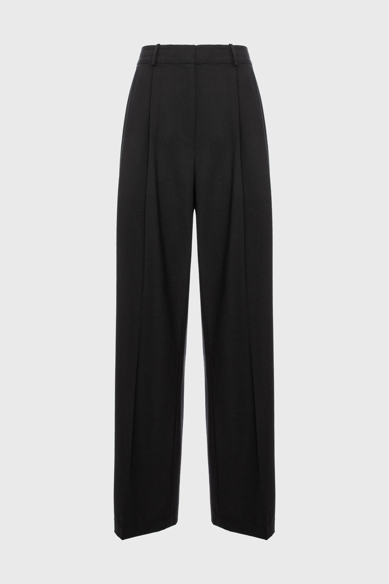Urban Wool Trousers Black