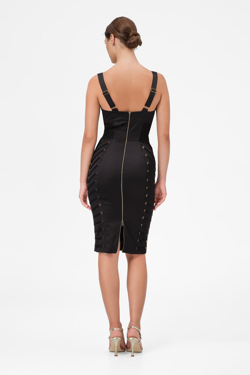 Zest Midi Dress Black