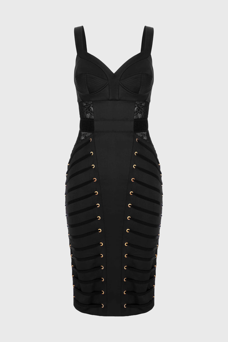 Zest Midi Dress Black