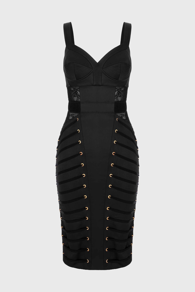 Zest Midi Dress Black