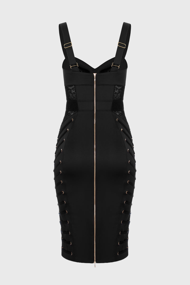 Zest Midi Dress Black
