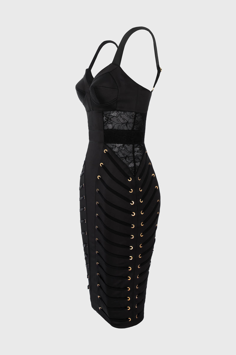 Zest Midi Dress Black