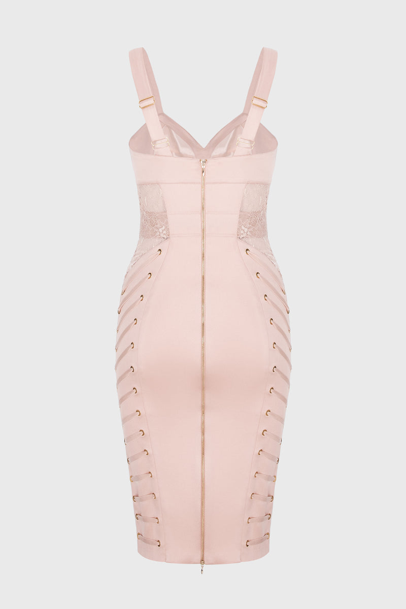 Zest Midi Dress Powder