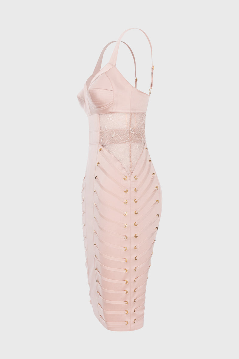 Zest Midi Dress Powder