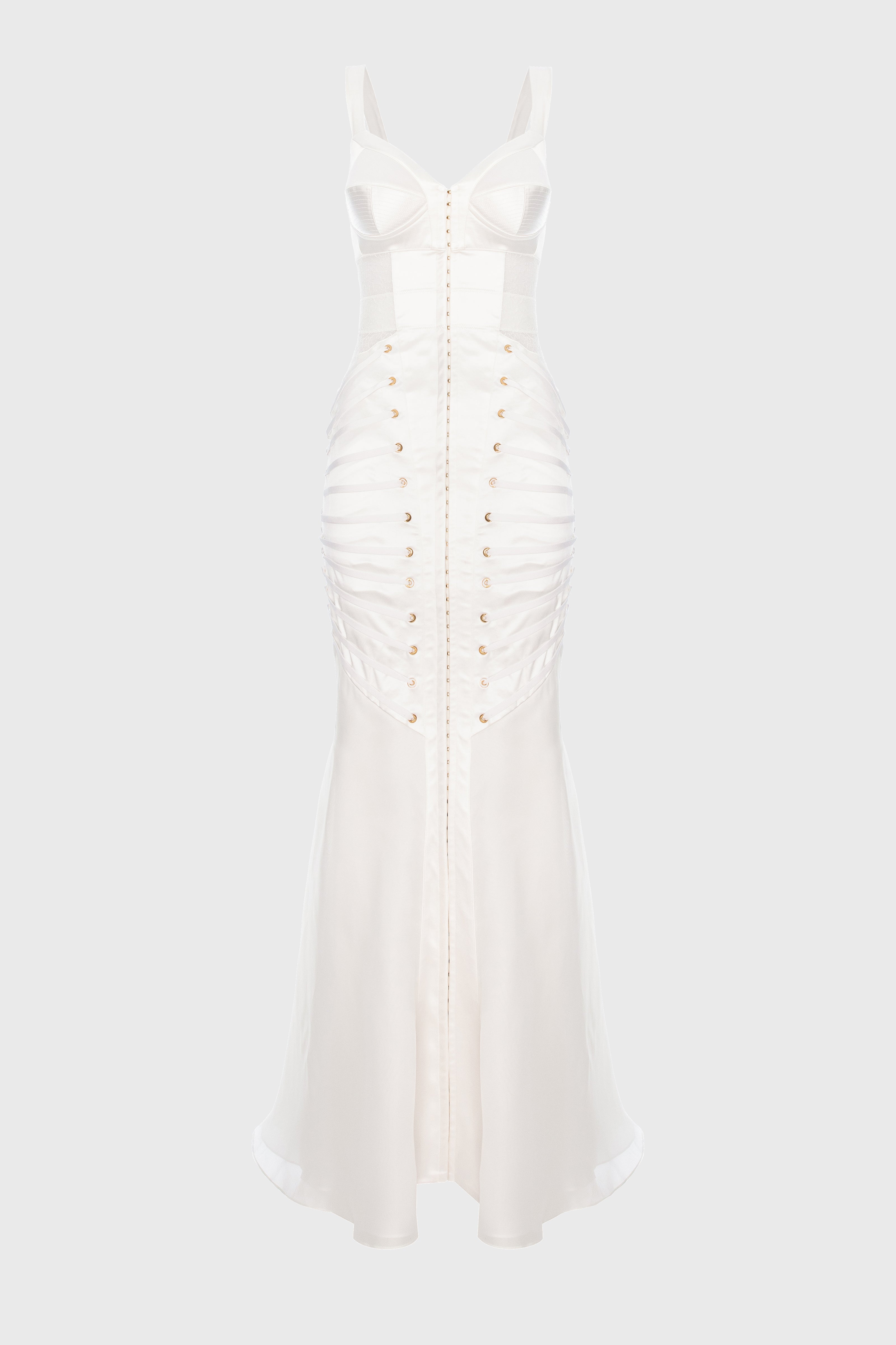 Zest Long Dress White