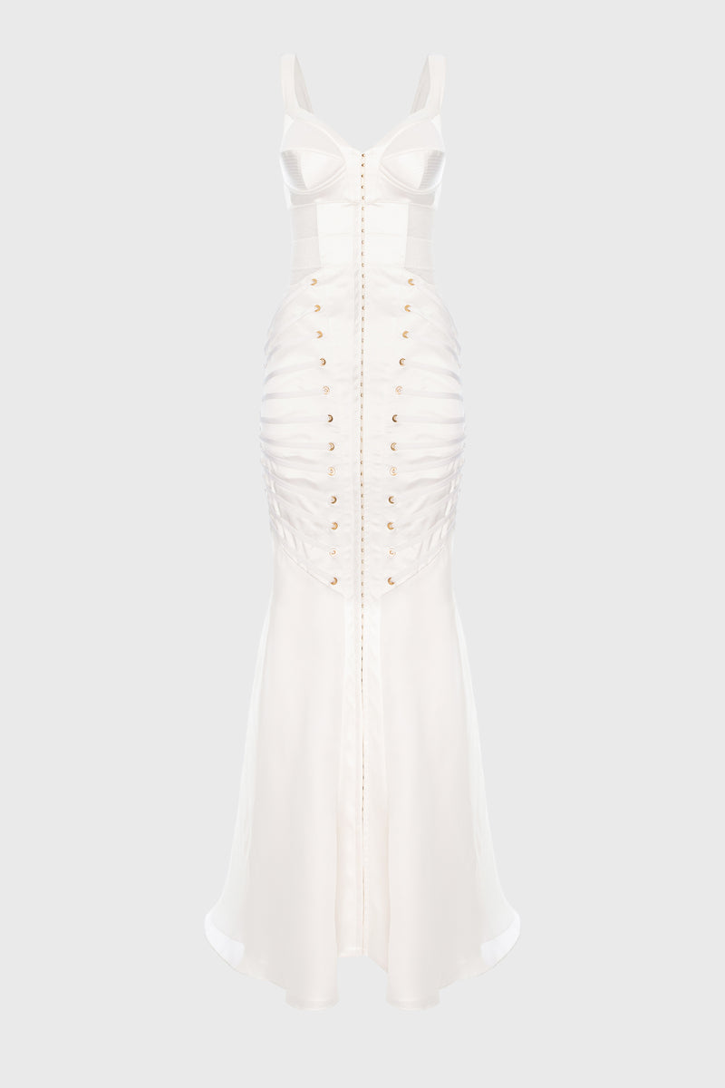 Zest Long Dress White