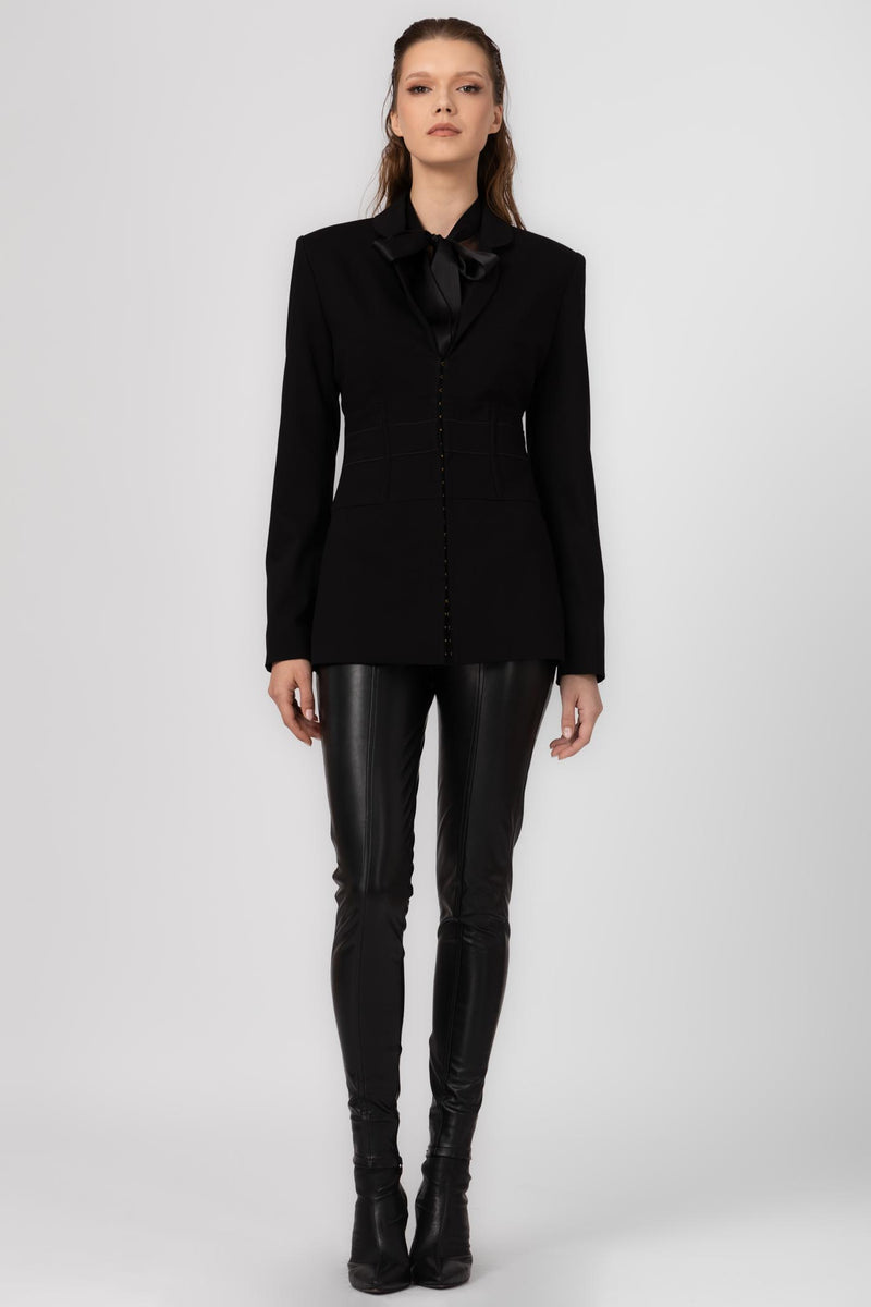 Tomboy Wool Blazer  Black