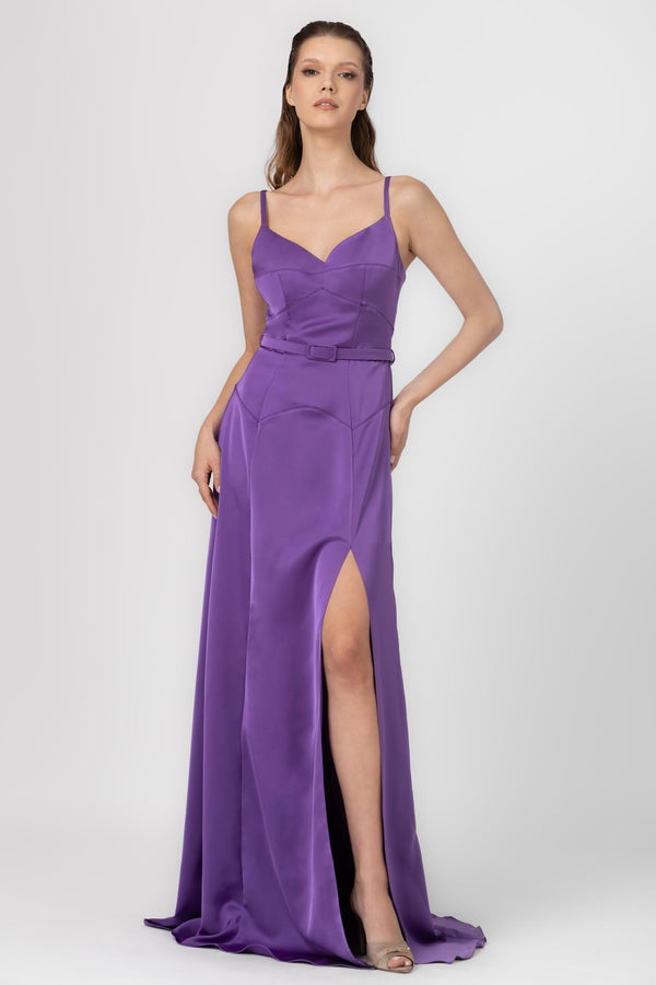 Blossom Long Dress Violet