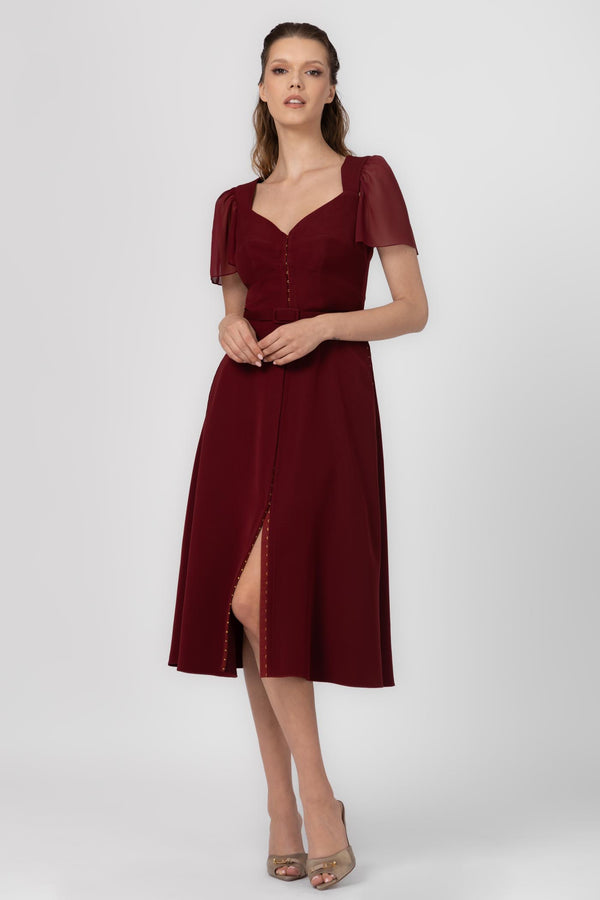 Diversion Dress Wine