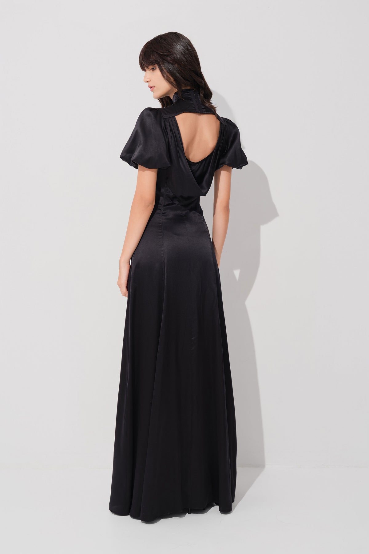 Cast Silk Long Dress
