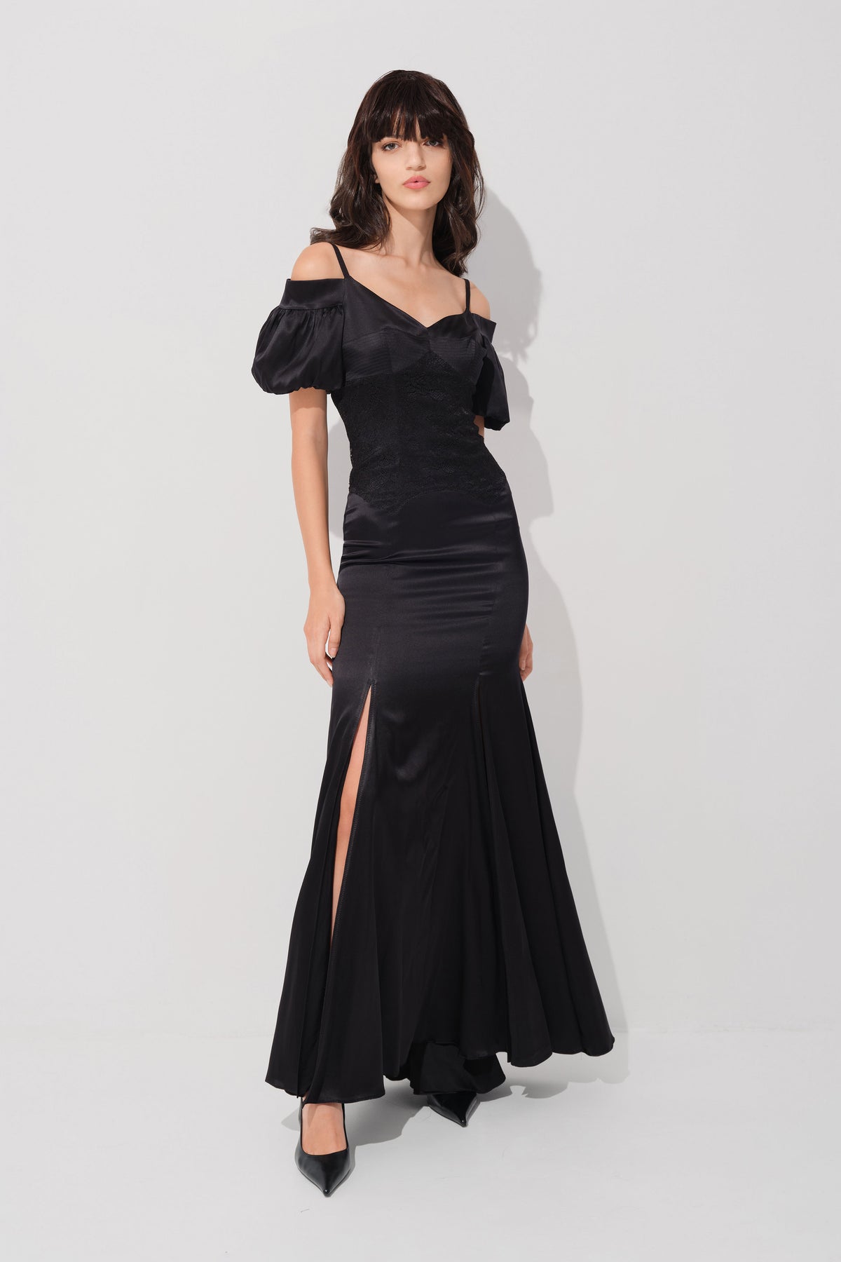 Blossom Silk Long Dress
