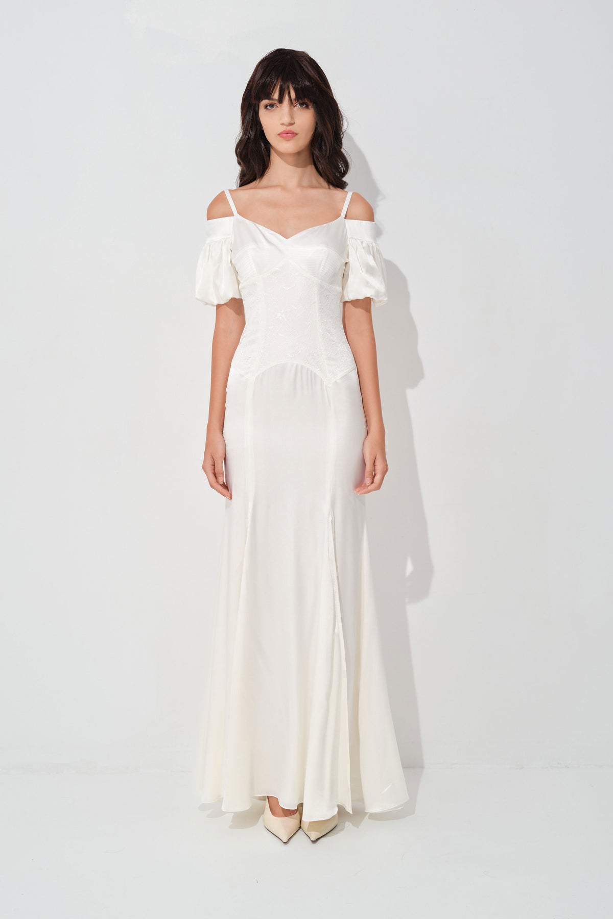 Blossom Silk Long Dress