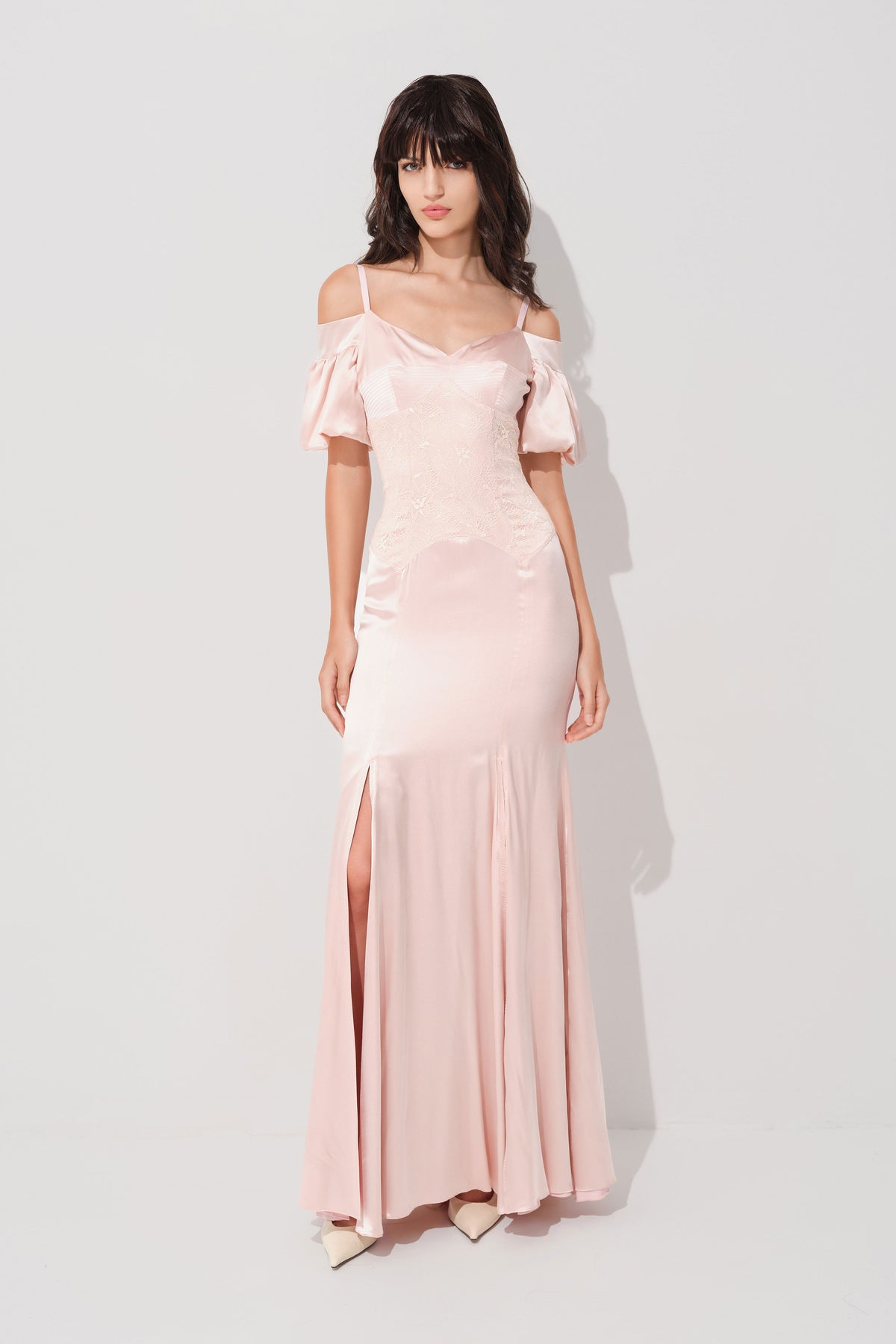 Blossom Silk Long Dress