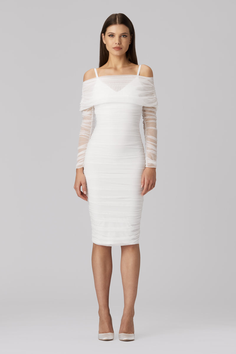 Unveil Dress White